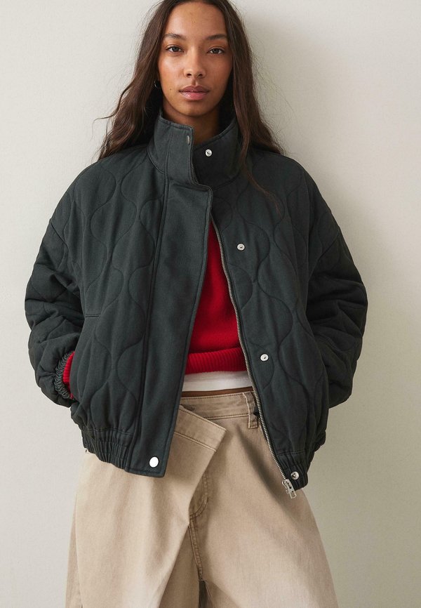 Bershka Light jacket - blue-grey
