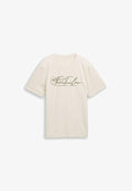 TOM TAILOR TOM TAILOR T-SHIRT T-SHIRT MIT LOGO-PRINT - Print T-shirt - gardenia white