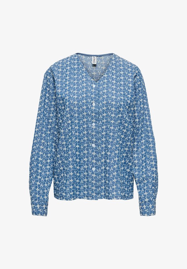 ONLY Denim ONLELVIRA Denim - Blouse - medium blue denim
