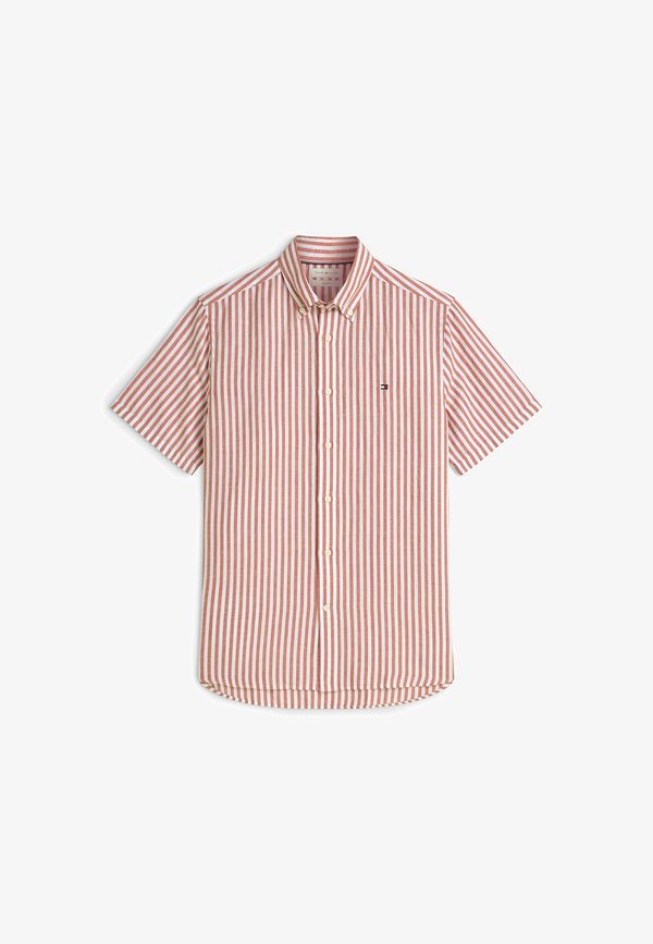 Tommy Hilfiger Shirt - rusty ochre   stripe