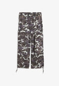 Puma SPC WOVEN CAMO PANTS OP UNISEX - Trousers - inky depths