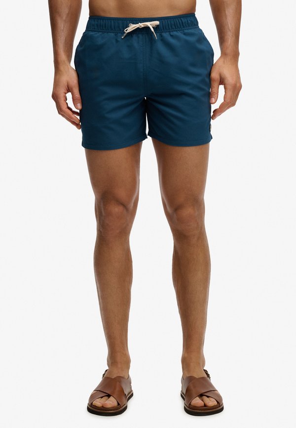 Superdry & Co EMBROIDERED LOGO - Swimming shorts - blue bottle