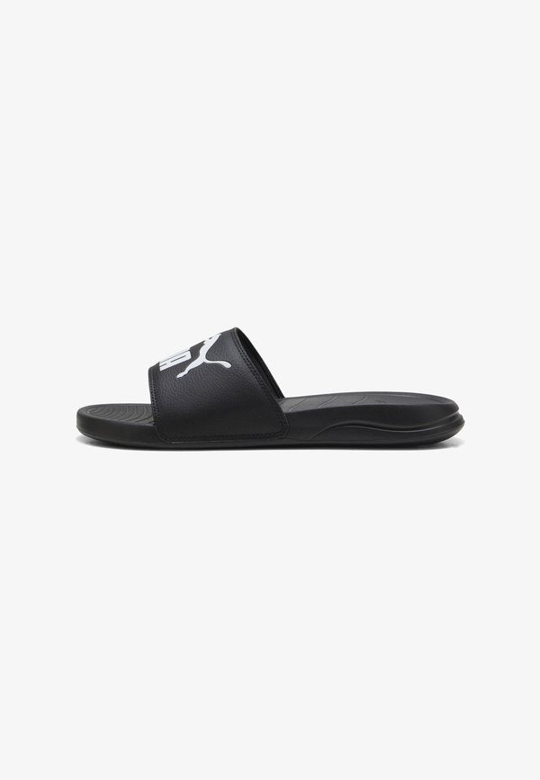 Puma POPCAT 20 SLIDES UNISEX - Pool slides - black- black- white