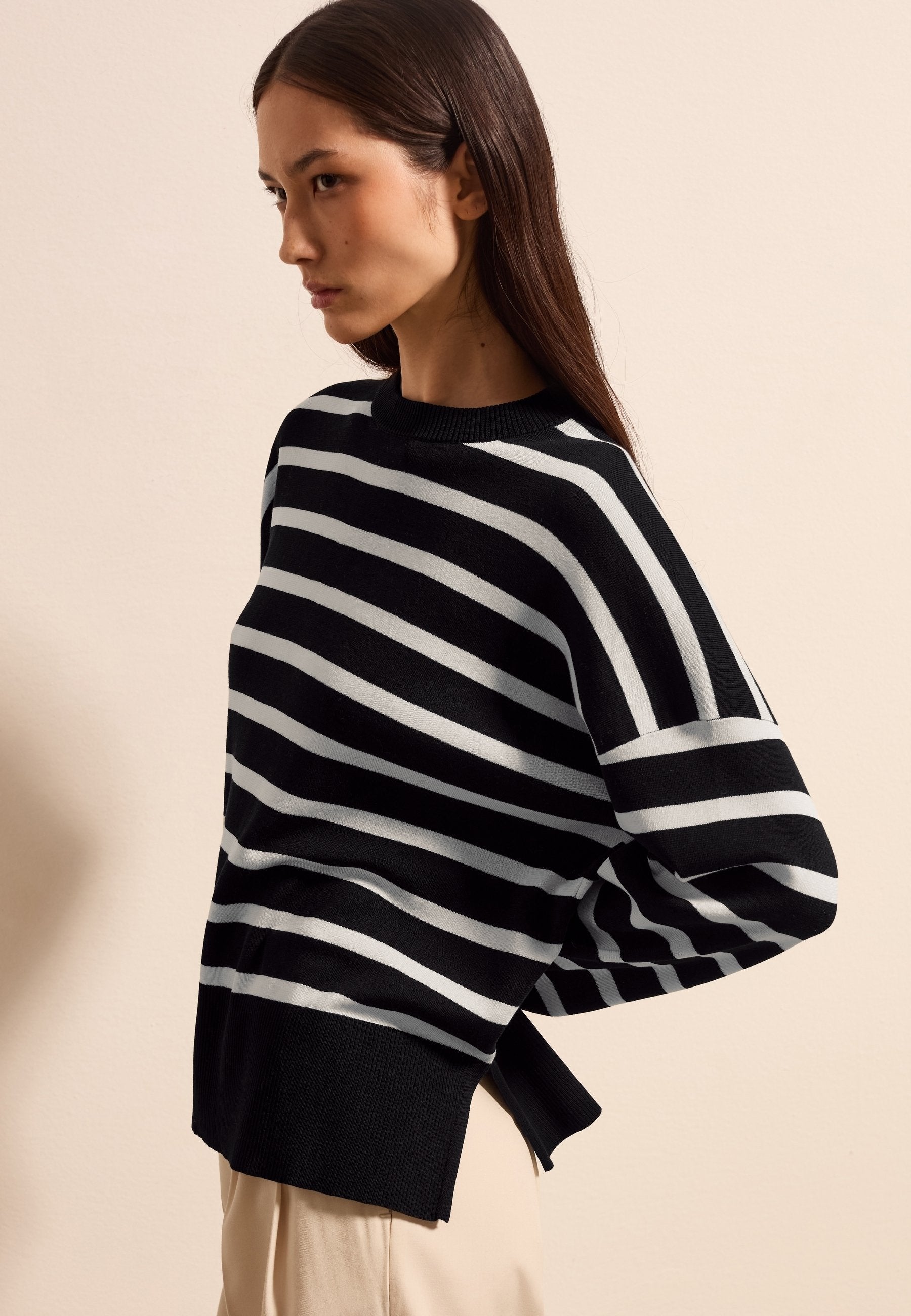 Stefanel STRIPED WITH SPLITS