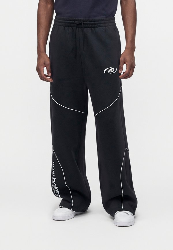 New Balance TRACKSIDE PANT - Tracksuit bottoms - black