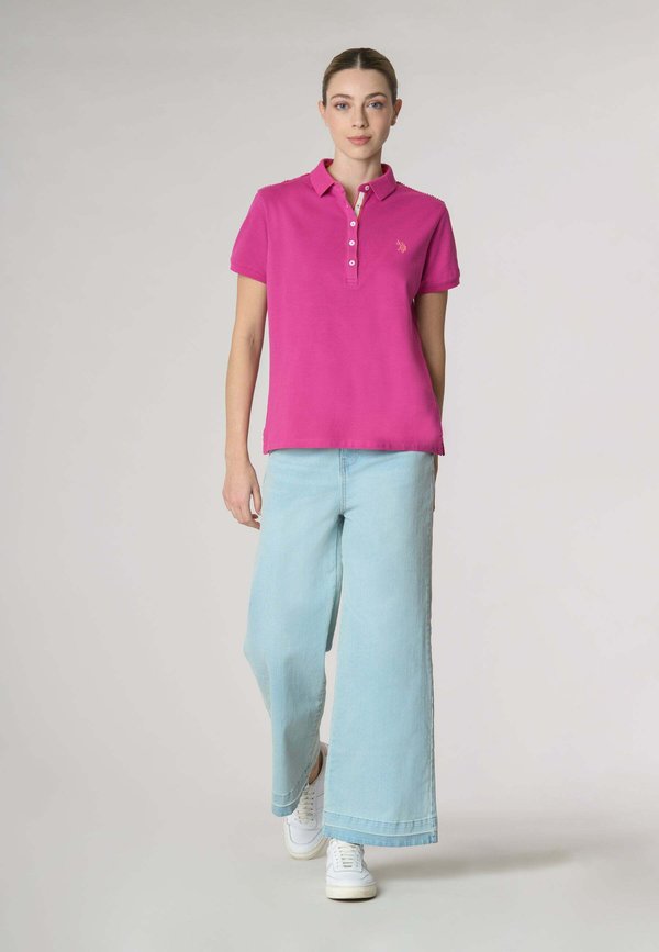 U.S. Polo Assn. MANICHE CORTE STRETCH CON SOTTOCOLLETTO COLORATO