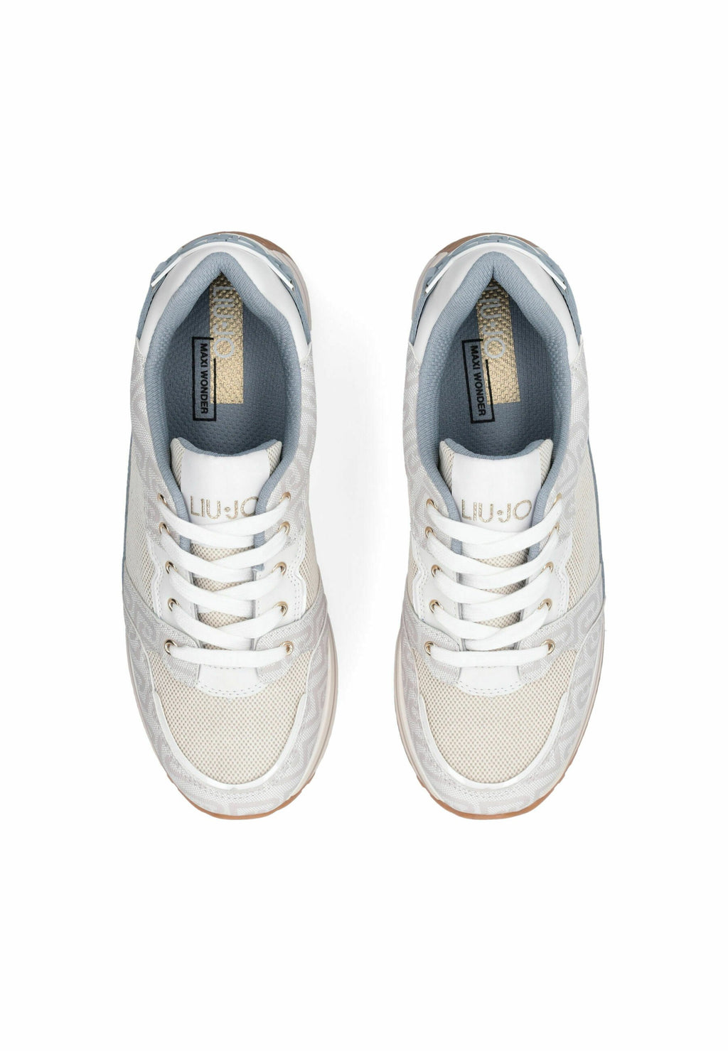 LIU JO SNEAKERS WITH MONOGRAM PRINT