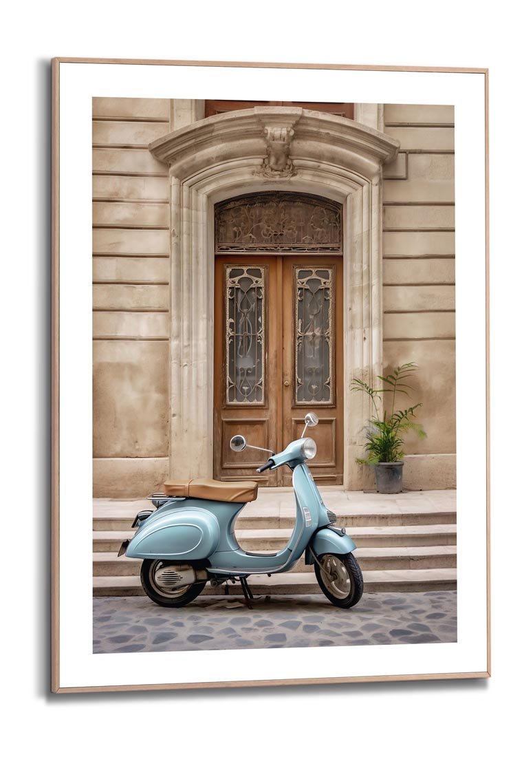 Orange Wallz VESPA POSE
