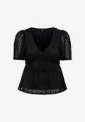ONLY ONLDANIELLA - Blouse - black