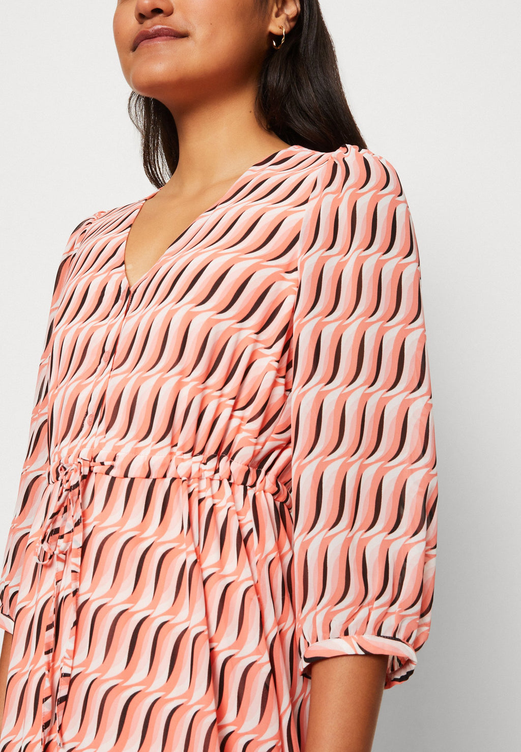 Vero Moda V NECK CALF DRESS