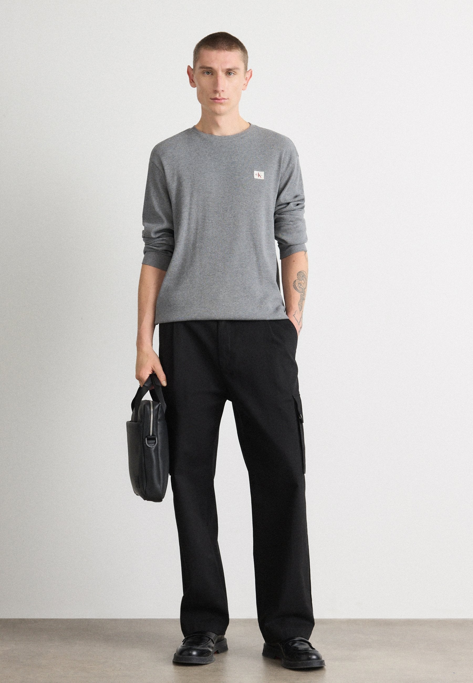 Calvin Klein Jeans WAFFLE LABEL TEE