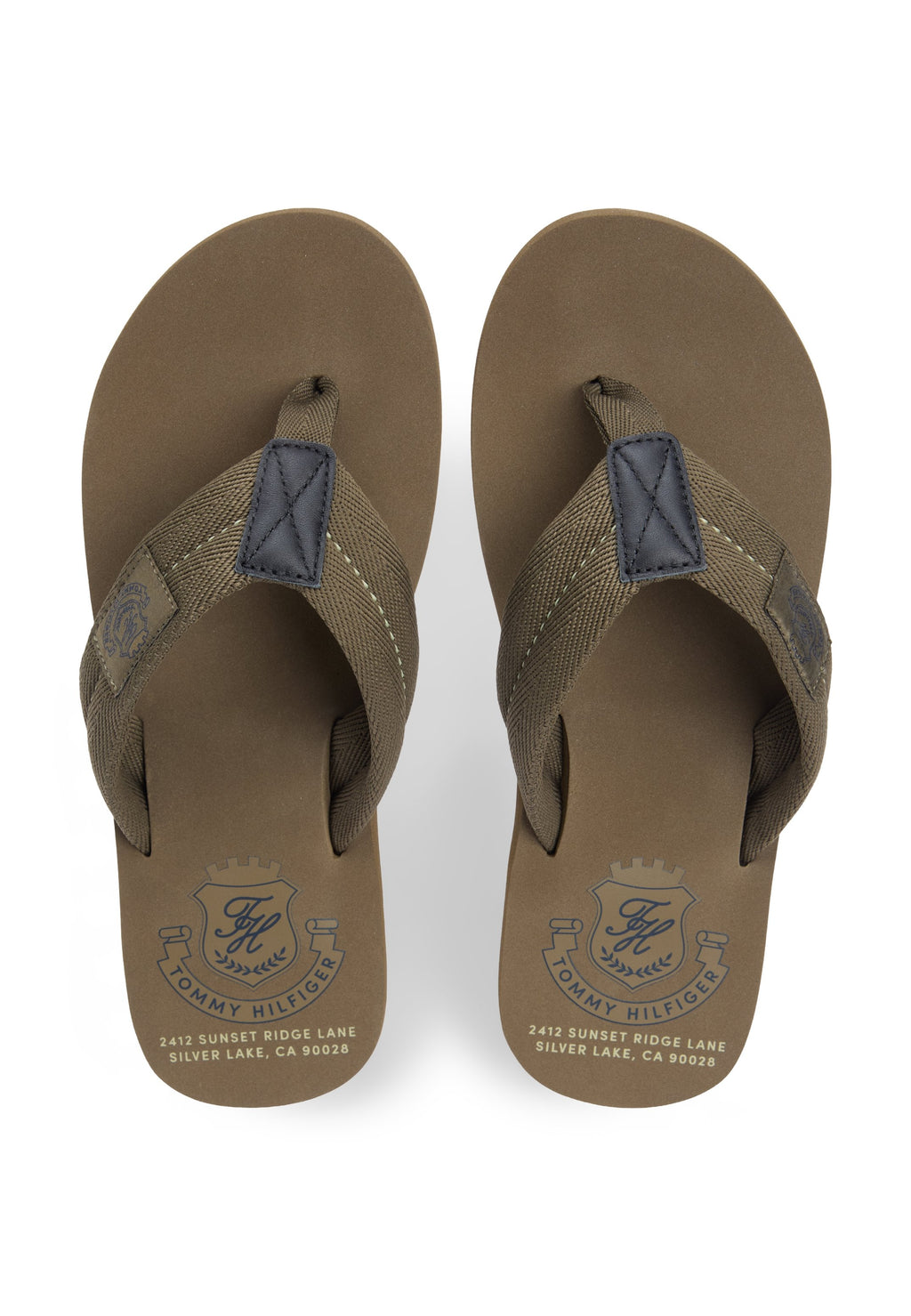 CREST PATCH WEBBING STRAP FLIP-FLOPS Media 4