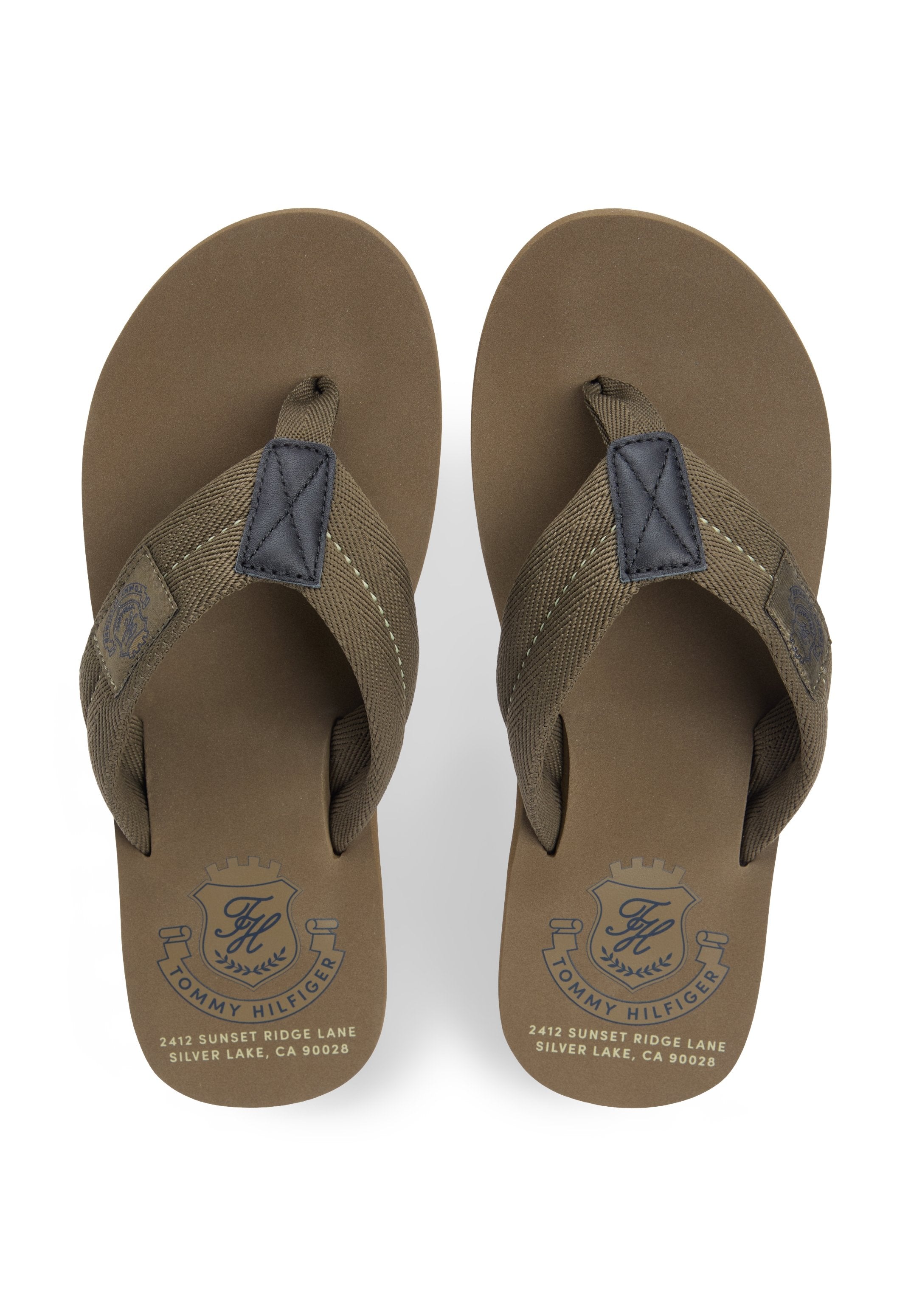 CREST PATCH WEBBING STRAP FLIP-FLOPS Media 4