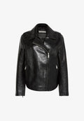Calvin Klein Jeans MOTO JACKET - Faux leather jacket - black