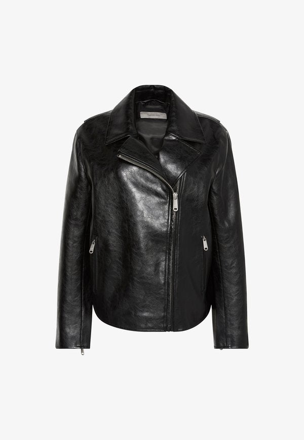 Calvin Klein Jeans MOTO JACKET - Faux leather jacket - black