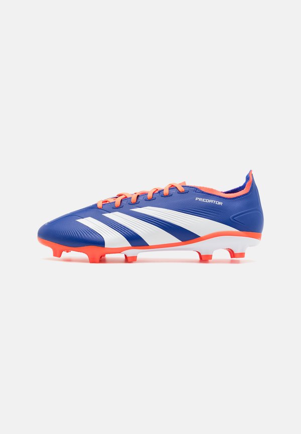 adidas Performance PREDATOR LEAGUE FIRM GROUND - Firm-ground football boots - lucid blue/footwear white/solar red