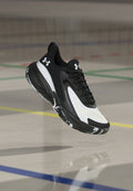 Under Armour LOCKDOWN 8 - Basketball shoes - black/white