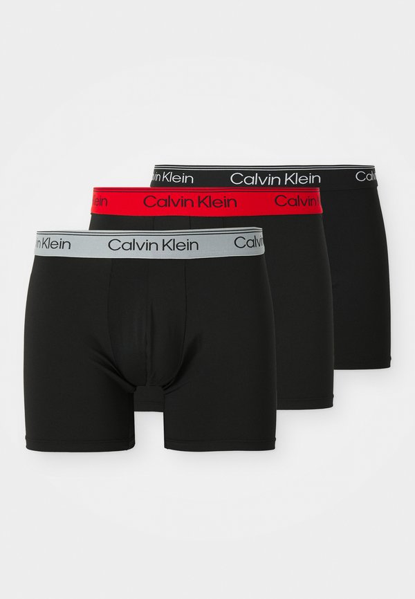 Calvin Klein Underwear BOXER BRIEF 3 PACK - MICROFIBER STRETCH - Boxer briefs - black