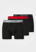 Calvin Klein Underwear BOXER BRIEF 3 PACK - MICROFIBER STRETCH - Boxer briefs - black