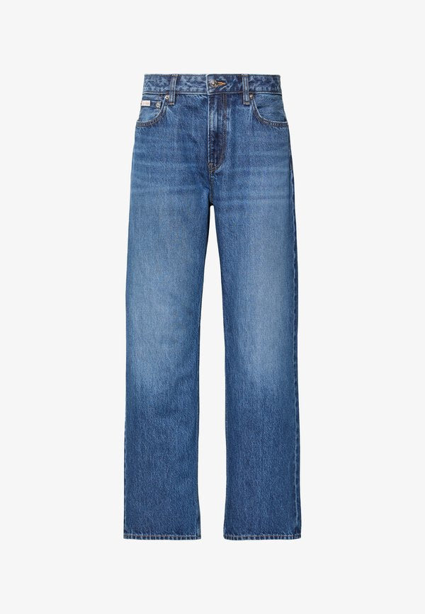 Calvin Klein Jeans 90S STRAIGHT - Straight leg jeans - indigo julius