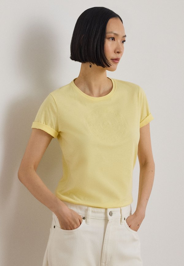 Lauren Ralph Lauren EMBROIDERED CREST COTTON JERSEY TEE