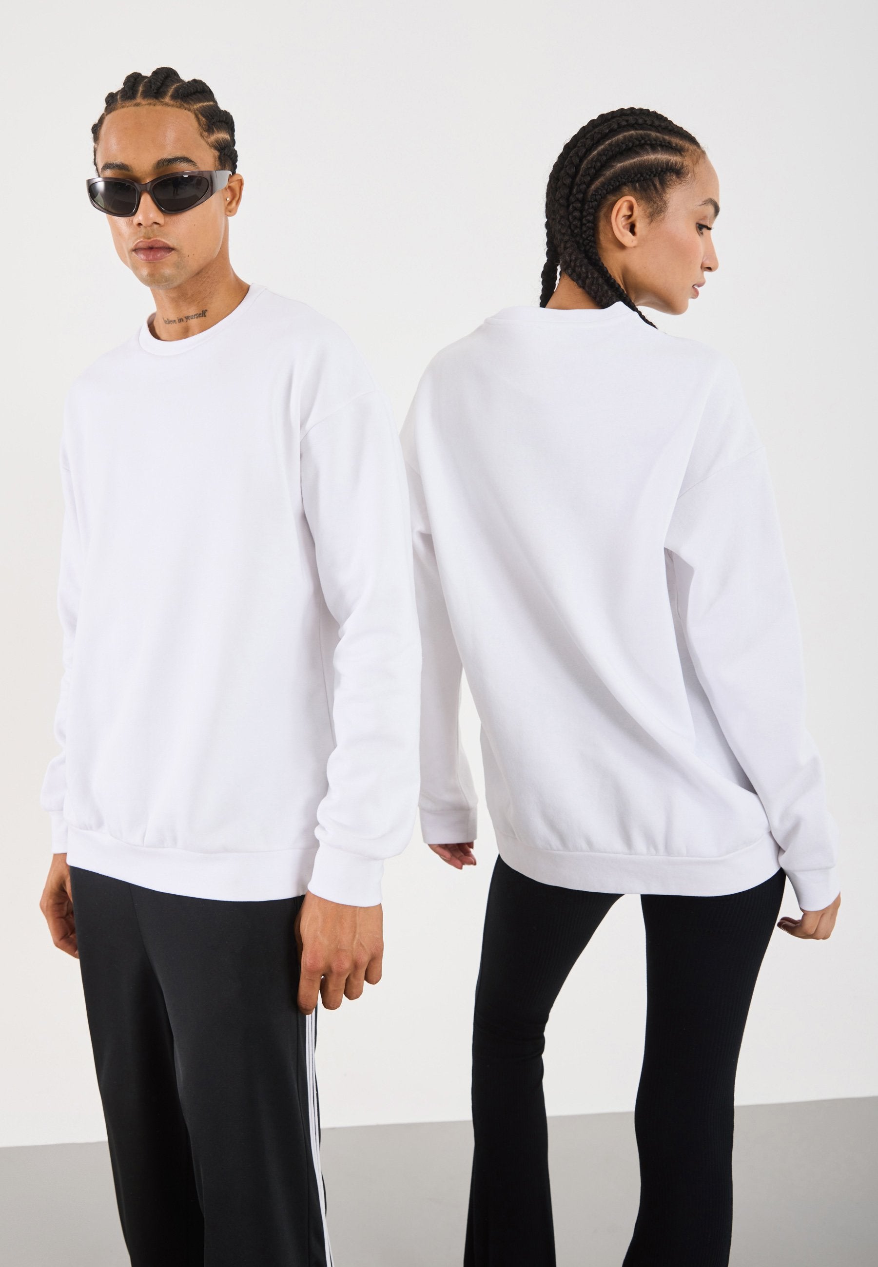 YOURTURN UNISEX 2PACK RELAXED FIT SWEATSHIRT