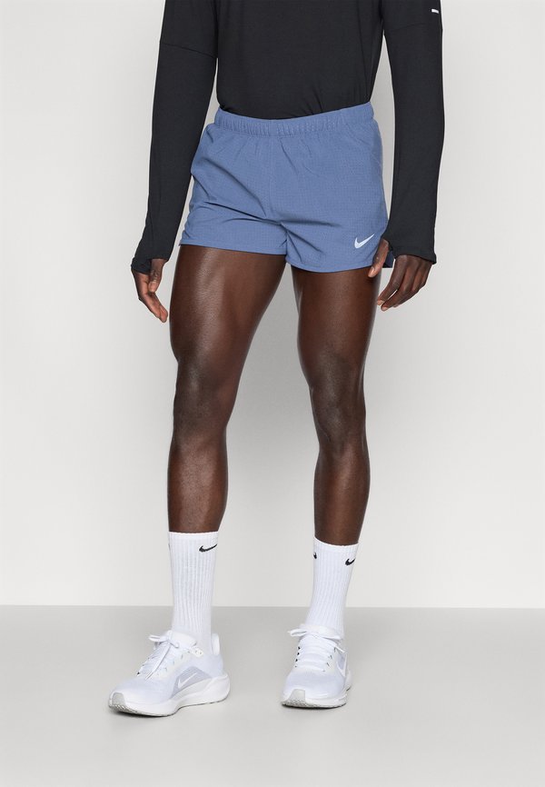 Nike Performance FAST SHORT - Sports shorts - diffused blue/black/reflective silver-coloured