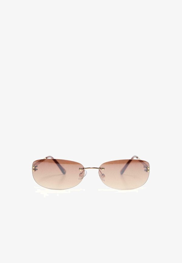 Bershka RIMLESS - Sunglasses - dark brown