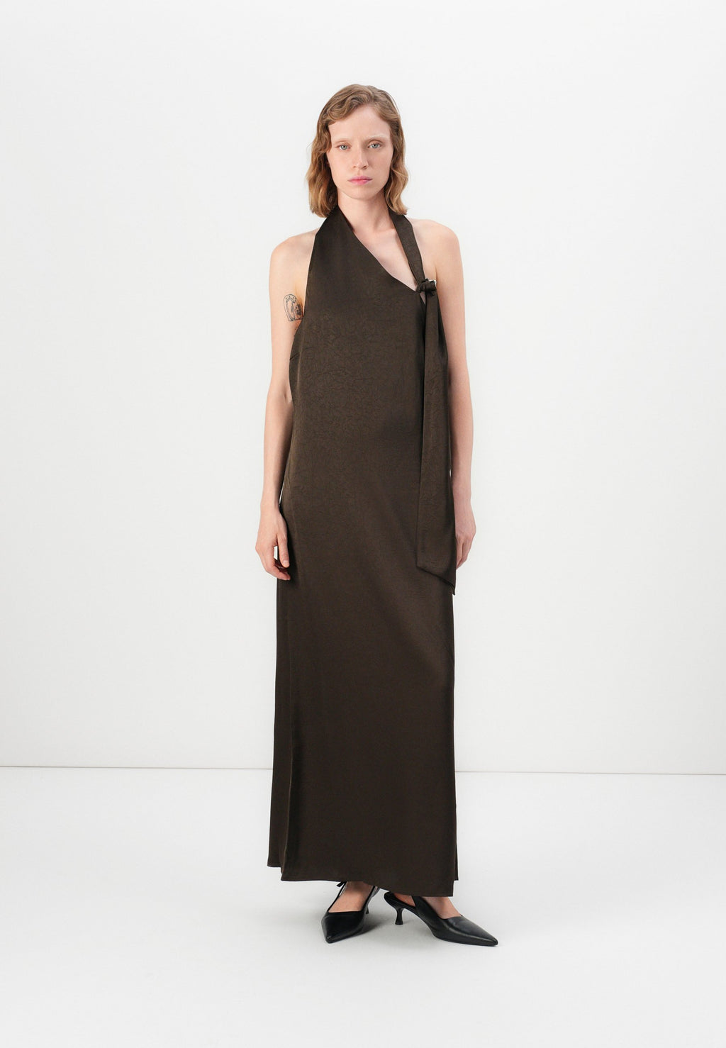 Selected SLFCECILIA SLIM NECKHOLDER ANKLE DRESS