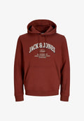 Jack & Jones HOODIE HOODIE - Hoodie - fired brick