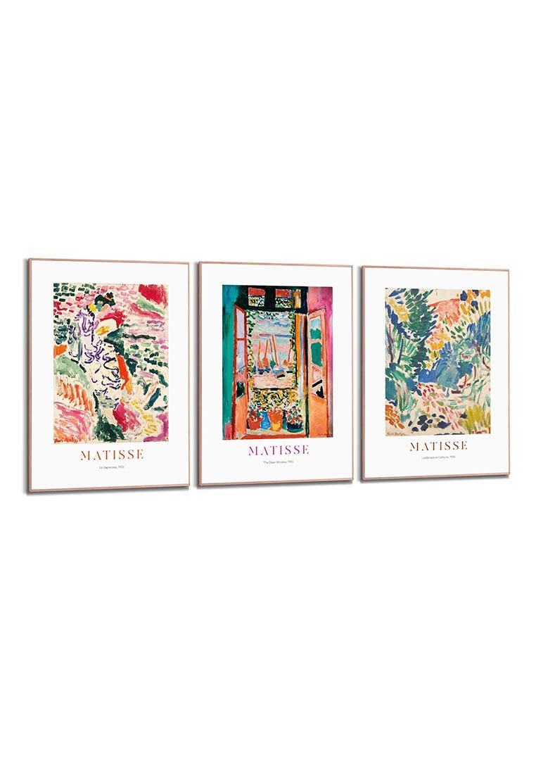 Orange Wallz MATISSE TRIPTYCH 3 PACK