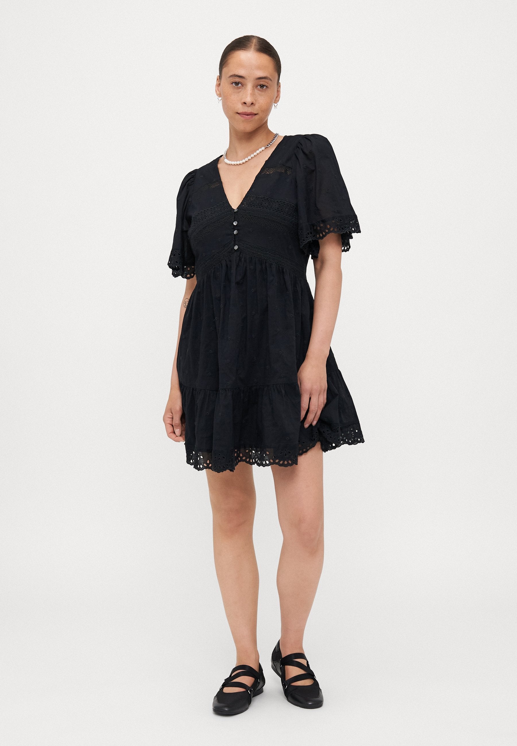 GAP Petite FLUTTER MINI DRESS