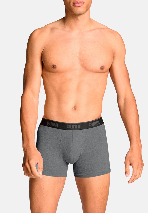 Puma EVERYDAY 6ER PACK  - Boxer briefs - black   grey