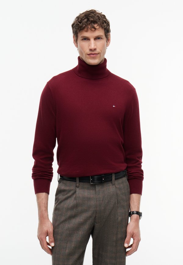 Tommy Hilfiger PIMA  - Jumper - deep rouge