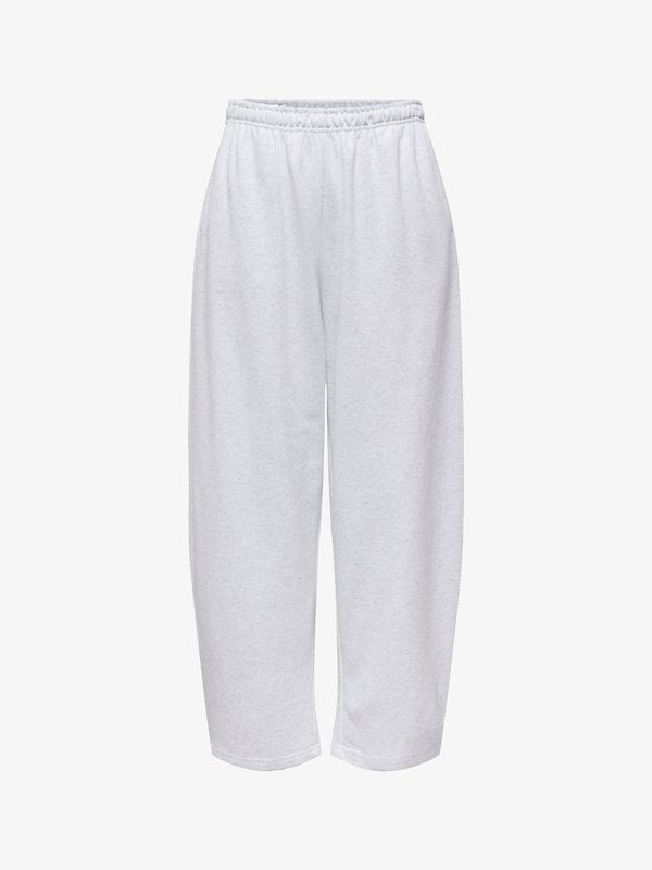 ONLY JOGGERS ONLOFELIA COMFORT FIT JOGGERS - Trousers - light grey melange