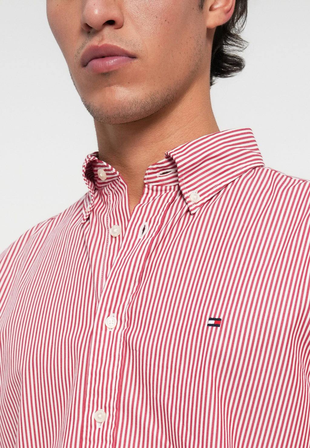 TH FLEX REGULAR FIT STRIPE SHIRT Media 6