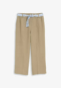 TOM TAILOR Trousers - silver olive