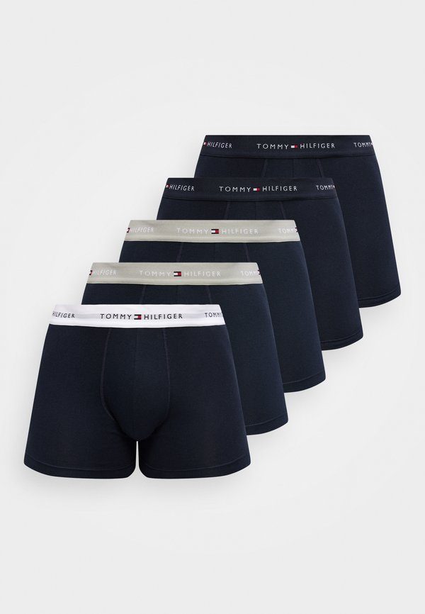 Tommy Hilfiger SIGNATURE 5 PACK - Trunks - desert sky/antique silver-coloured/white