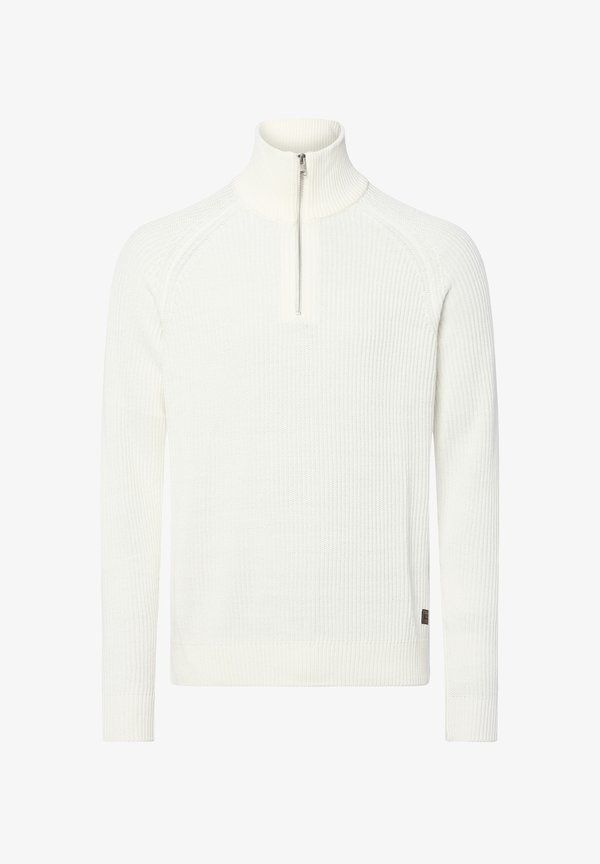Jack & Jones Half zip Plain Half zip - Jumper - ecru