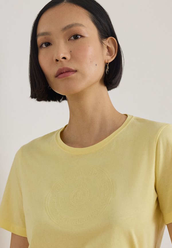 Lauren Ralph Lauren EMBROIDERED CREST COTTON JERSEY TEE