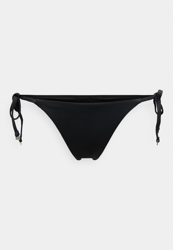 Calvin Klein Swimwear SIDE TIE BOTTOM ESSENTIALS - Bikini bottoms - black