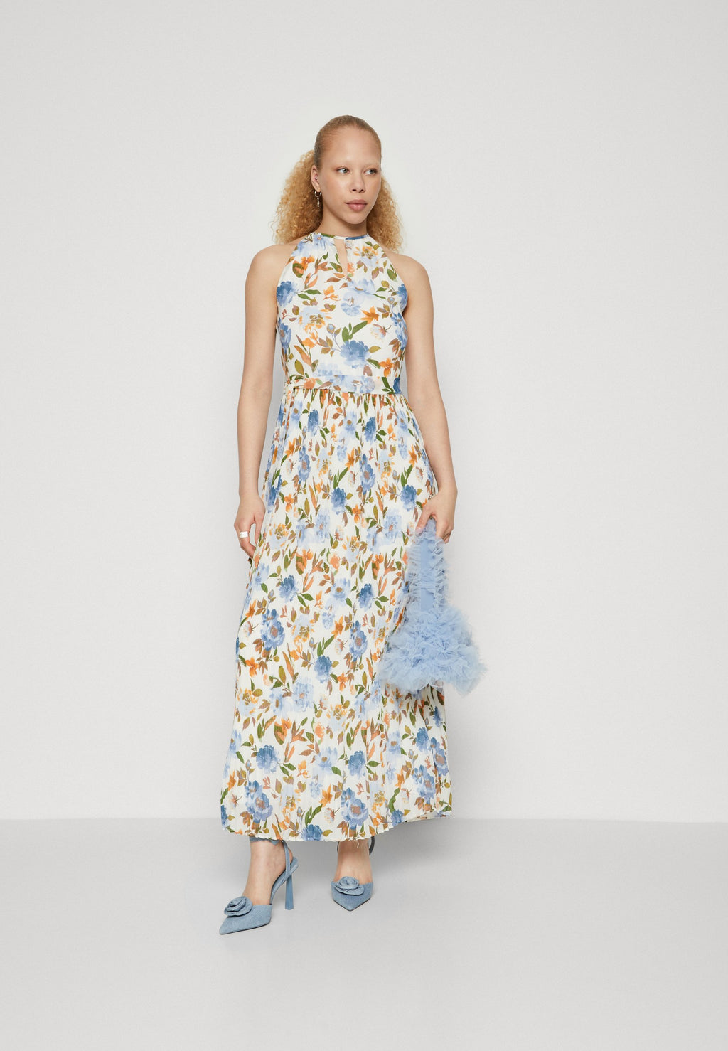 VILA VIJULIETTE PLISSE ANKLE DRESS