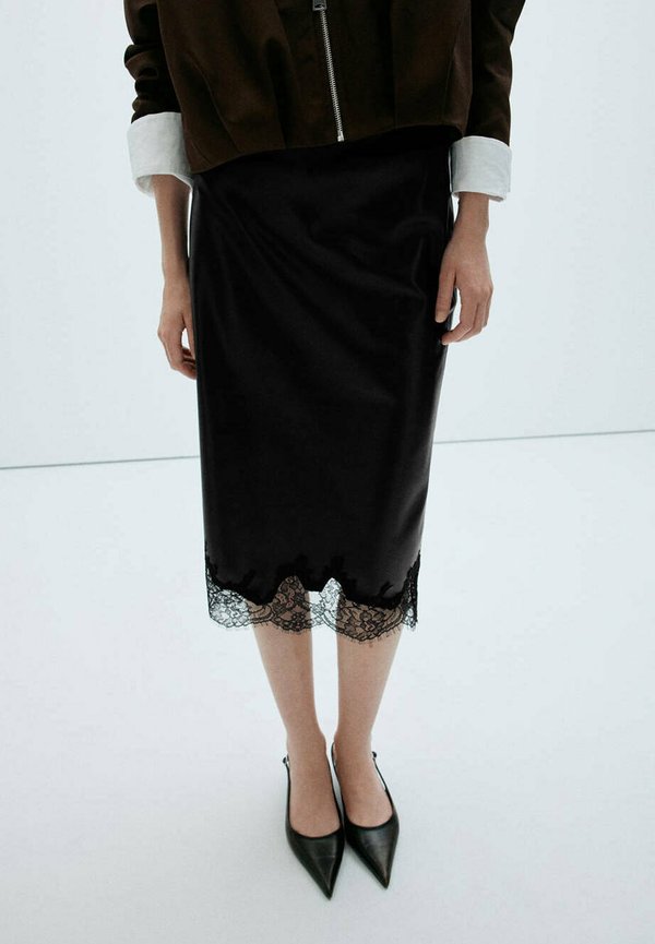 Mango ADULT - Pencil skirt - black