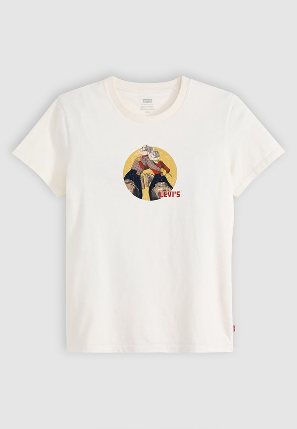 Levi's® THE PERFECT TEE - Print T-shirt - egret