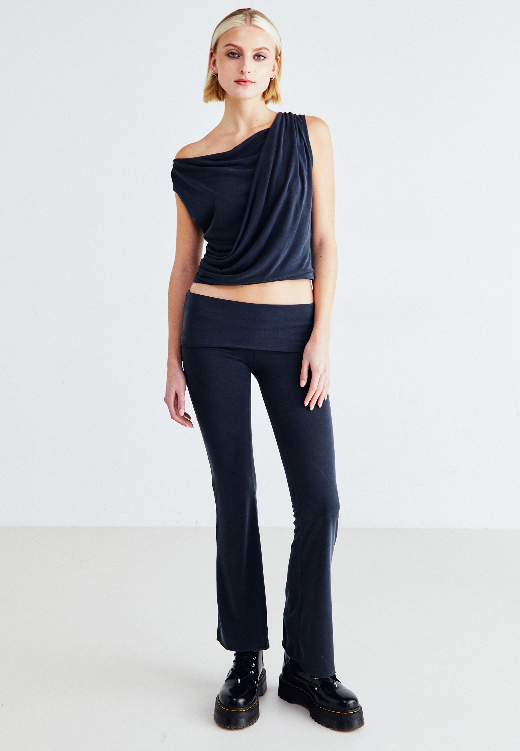 Jaded London FOLD OVER WAISTBAND TROUSERS