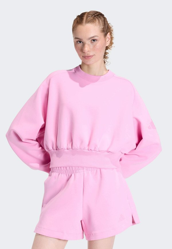 adidas Sportswear SOFT LUX LOOSE - Sweatshirt - st tropic bloom