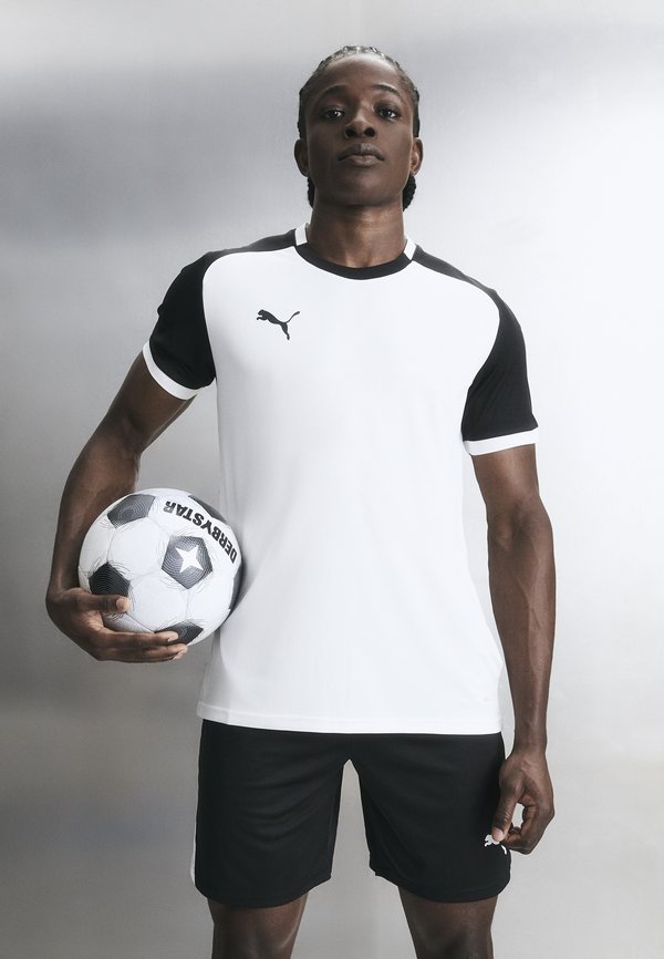 Puma TEAMLIGA MATCHDAY - Sports T-shirt - white/black