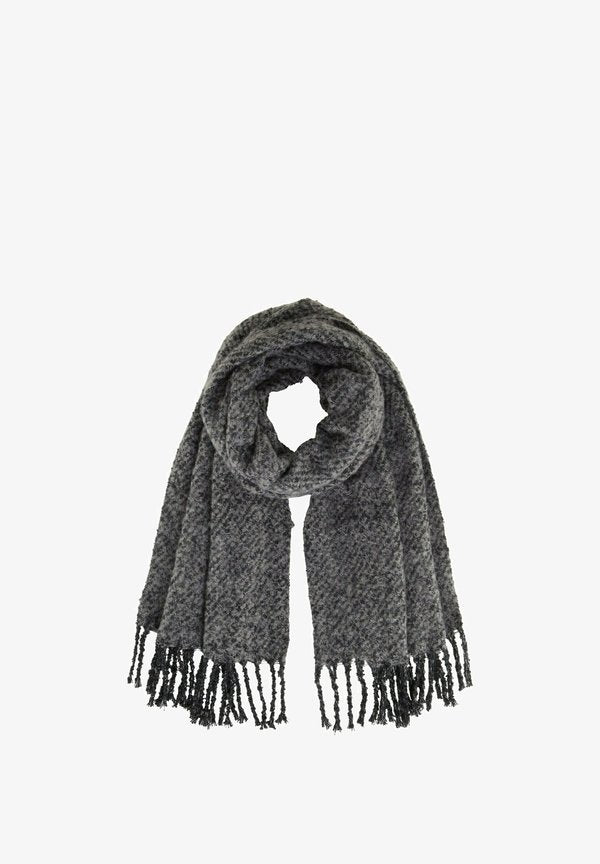 TOM TAILOR MIT GLITZER-EFFEKT - Scarf - deep black