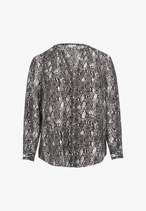 s.Oliver Blouse - dunkelgrau