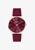 s.Oliver MODERN STATEMENT - Watch - rot
